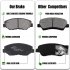 US GARVEE Ceramic Brake Pads 4pcs Front Brake Pads Brakes Kits Compatible STP1457