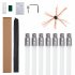 US GARVEE Chimney Sweep Kit Chimney Cleaning Kit with Flexible Rods Chimney Cleaner Single Brush Head