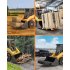 US GARVEE Clamp on Debris Forks Heavy Duty Compatible with 72 Inch Loader Buckets Skid Steers Tractors