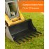 US GARVEE Clamp on Debris Forks Heavy Duty Compatible with 72 Inch Loader Buckets Skid Steers Tractors