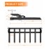 US GARVEE Clamp on Debris Forks Heavy Duty Compatible with 72 Inch Loader Buckets Skid Steers Tractors