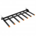 US GARVEE Clamp on Debris Forks Heavy Duty Compatible with 72 Inch Loader Buckets Skid Steers Tractors