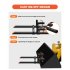 US GARVEE Clamp on Pallet Forks Tractor Bucket Forks Quick Attach Forks with Adjustable Stabilizer
