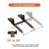 US GARVEE Clamp on Pallet Forks Tractor Bucket Forks Quick Attach Forks with Adjustable Stabilizer