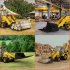 US GARVEE Clamp on Tractor Debris Forks Fit 60 Inch Bucket Heavy Duty Clamp on Pallet Forks