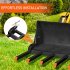 US GARVEE Clamp on Tractor Debris Forks Fit 60 Inch Bucket Heavy Duty Clamp on Pallet Forks