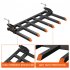 US GARVEE Clamp on Tractor Debris Forks Fit 60 Inch Bucket Heavy Duty Clamp on Pallet Forks