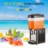 US GARVEE Commercial Beverage Dispenser 4 8 Gal Drink Dispenser With Thermostat Controller for Cold Drink Restaurant