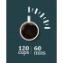 US GARVEE Commercial Coffee Urn Food Grade 304 Stainless Steel Hot Water Urn Hot Drink Dispenser Black