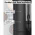 US GARVEE Commercial Coffee Urn Food Grade 304 Stainless Steel Hot Water Urn Hot Drink Dispenser Black