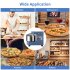 US GARVEE Commercial Dough Mixer 8Qt Capacity 450W Dual Rotating Dough Kneading Machine with Stainless Steel Bowl