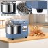 US GARVEE Commercial Dough Mixer 8Qt Capacity 450W Dual Rotating Dough Kneading Machine with Stainless Steel Bowl