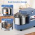 US GARVEE Commercial Dough Mixer 8Qt Capacity 450W Dual Rotating Dough Kneading Machine with Stainless Steel Bowl