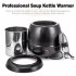 US GARVEE Commercial Grade Soup Kettle 10 5QT Soup Kettle Warmer with Hinged Lid Black