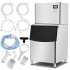 US GARVEE Commercial Ice Maker Machine 550LBS 24H ETL Approved Self Clean 300LBS Storage LCD Panel