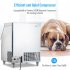 US GARVEE Commercial Ice Maker Machine 160LBS 24H Stainless Steel Under Counter ice Machine