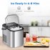 US GARVEE Commercial Ice Maker Machine 26lbs 24H Portable Ice Maker Machine with Ice Scoop Basket
