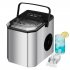 US GARVEE Commercial Ice Maker Machine 26lbs 24H Portable Ice Maker Machine with Ice Scoop Basket