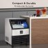 US GARVEE Commercial Ice Maker 320LBS 24H Commercial Ice Machine with 88 LBS Ice Storage Capacity