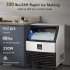 US GARVEE Commercial Ice Maker 320LBS 24H Commercial Ice Machine with 88 LBS Ice Storage Capacity