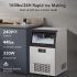 US GARVEE Commercial Ice Maker Machine 160lbs 24H 304 Stainless Steel Under Counter ice Machine