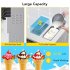 US GARVEE Commercial Ice Cream Maker with Two 12L Hoppers 3 Flavors Soft Serve Machine 2450W Compressor
