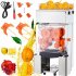 US GARVEE Commercial Juicer Machine 110V  Automatic Feeding Juice Extractor 120W Orange Squeezer Silver Fully automatic