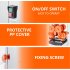 US GARVEE Commercial Juicer Machine 110V  Automatic Feeding Juice Extractor 120W Orange Squeezer Silver Fully automatic