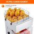 US GARVEE Commercial Juicer Machine 110V  Automatic Feeding Juice Extractor 120W Orange Squeezer Silver Fully automatic