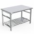 US GARVEE Commercial Stainless Steel Work Table 30x48 Inches with Adjustable Undershelf