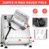 US GARVEE Commercial Pizza Dough Roller Sheeter 370W Electric Stainless Steel Pizza Dough Roller