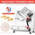 US GARVEE Commercial Pizza Dough Roller Sheeter 370W Electric Stainless Steel Pizza Dough Roller