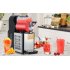 US GARVEE Commercial Slushie Machine 3L Stainless Steel Self Cleaning Slushy Maker for Frozen Drinks Snow Melting Ideal for Home Coffee Shop Restaurant