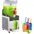 US GARVEE Commercial Slushy Machine 15L Margarita Machine Frozen Drink Machine Food-Grade PC Tanks
