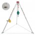 US GARVEE Confined Space Tripod Kit Sewer Rescue Tripod with 1200 LBS Lifting Winch   Fall Arrester