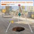 US GARVEE Confined Space Tripod Kit Sewer Rescue Tripod with 1200 LBS Lifting Winch   Fall Arrester