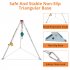 US GARVEE Confined Space Tripod Kit Sewer Rescue Tripod with 1200 LBS Lifting Winch   Fall Arrester