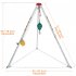 US GARVEE Confined Space Tripod Kit Sewer Rescue Tripod with 1200 LBS Lifting Winch   Fall Arrester