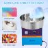 US GARVEE Cotton Candy Machine Commercial 1000W Electric Cotton Candy Machine Cotton Candy Maker Pink