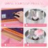 US GARVEE Cotton Candy Machine Commercial 1000W Electric Cotton Candy Machine Cotton Candy Maker Pink