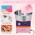 US GARVEE Cotton Candy Machine Commercial 1000W Electric Cotton Candy Machine Cotton Candy Maker Pink