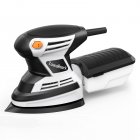 US GARVEE Detail Sander 15,000 OPM Compact Electric Sander with 12pcs Sandpapers Dust Collection System