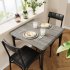US GARVEE Dining Table Set for 2  Kitchen Table and Chairs for 2 with Upholstered Chairs  3 Piece Dining Room Table Set  Square Kitchen Table Set for Small Spac
