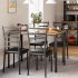 US GARVEE Dining Table Set for 4  Kitchen Table and Chairs for 4  5 Piece Dining Table Set  Modern Dining Room Table Set  Dinner Table Set for 4  Rectangular Di