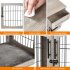 US GARVEE Dog Crate Furniture with Cushion Wooden Dog Crate Table 2 Drawers 3 Doors Dog Furniture