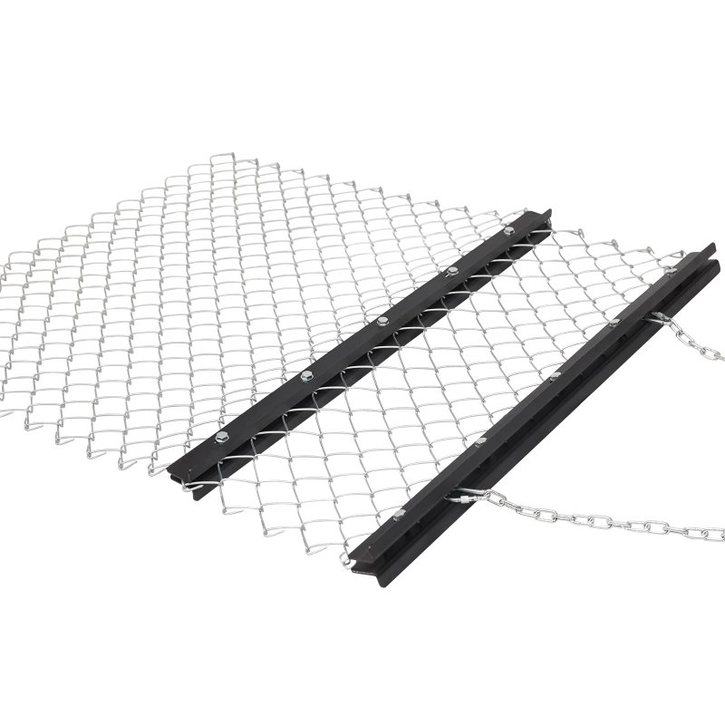 US GARVEE Drag Harrow 4ft x 5ft ATV Chain Harrow UTV Drag Grader Tractor Attachments for Farm and Garden