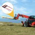 US GARVEE Dual Prong 43 Inch Hay Bale Spear Attachment 3000 LB Capacity Front Skid Steer Tractor Loader