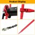 US GARVEE Dual Prong 43 Inch Hay Bale Spear Attachment 3000 LB Capacity Front Skid Steer Tractor Loader