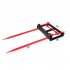 US GARVEE Dual Prong 43 Inch Hay Bale Spear Attachment 3000 LB Capacity Front Skid Steer Tractor Loader
