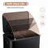 US GARVEE Dual Trash Can Stainless Steel 2x15L Garbage Can Steel Pedal Recycle Bin with Lid